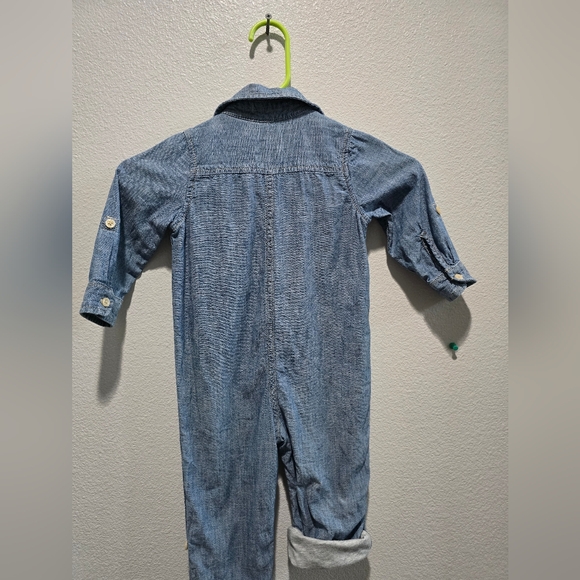 Baby Gap 1969 denium jumper cuffable sleeves and pant legs size 18 to 24 months - Picture 3 of 8